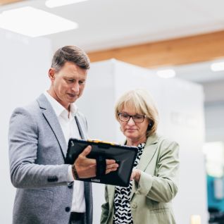 Geschäftsführung im Gespräch